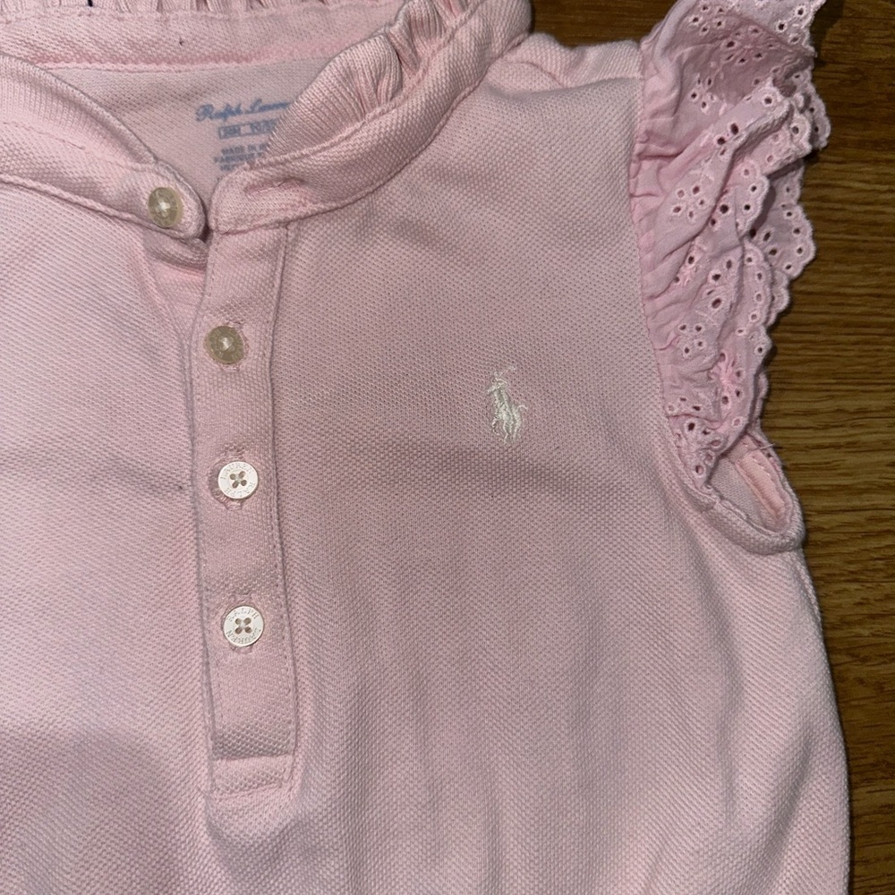 Pink Ruffled Kids Romper - Picture 3 of 6